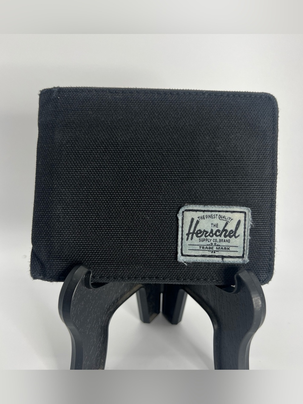 Herschel Supply Company Black Canvas Bifold Wallet